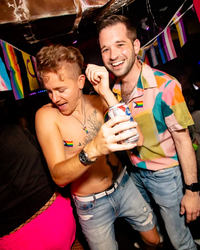 Heyday 80s party - June 2023 Pride Edition - first Saturday of every month @ Basement EAV - Kimber is the DJ - Pic: Oh Snap Kid