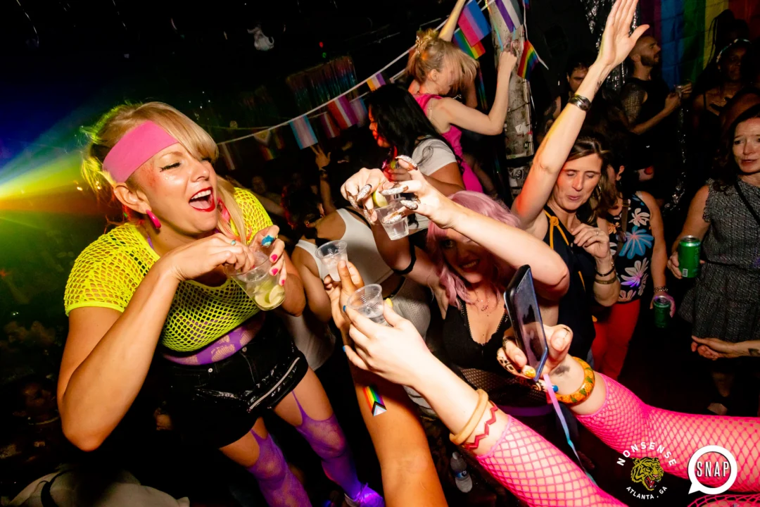 Heyday 80s party - June 2023 Pride Edition - first Saturday of every month @ Basement EAV - Kimber is the DJ - Pic: Oh Snap Kid