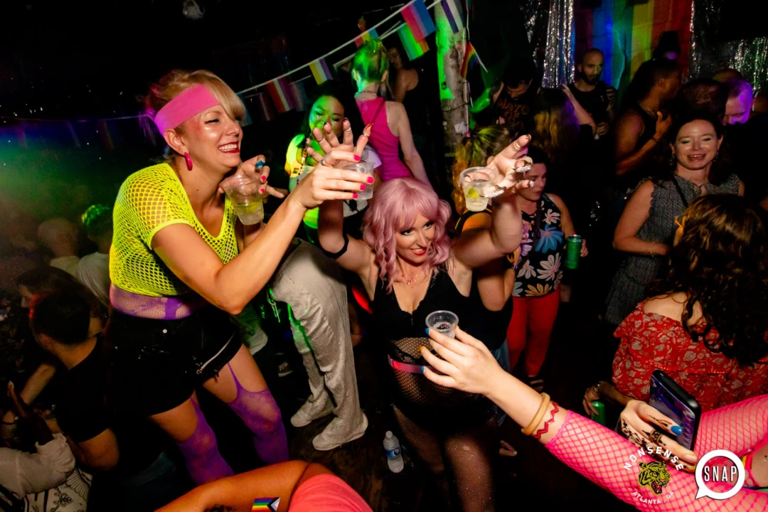Heyday 80s party - June 2023 Pride Edition - first Saturday of every month @ Basement EAV - Kimber is the DJ - Pic: Oh Snap Kid