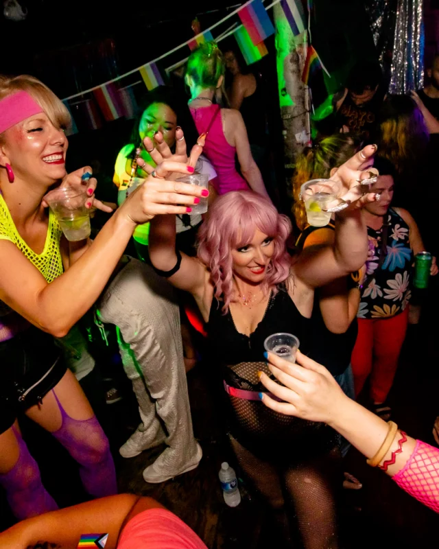 Heyday 80s party - June 2023 Pride Edition - first Saturday of every month @ Basement EAV - Kimber is the DJ - Pic: Oh Snap Kid