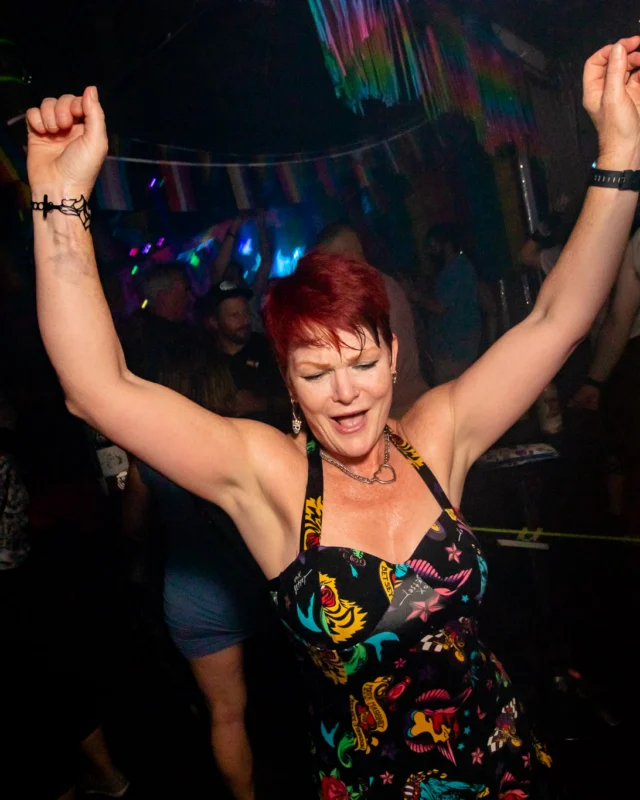 Heyday 80s party - June 2023 Pride Edition - first Saturday of every month @ Basement EAV - Kimber is the DJ - Pic: Oh Snap Kid
