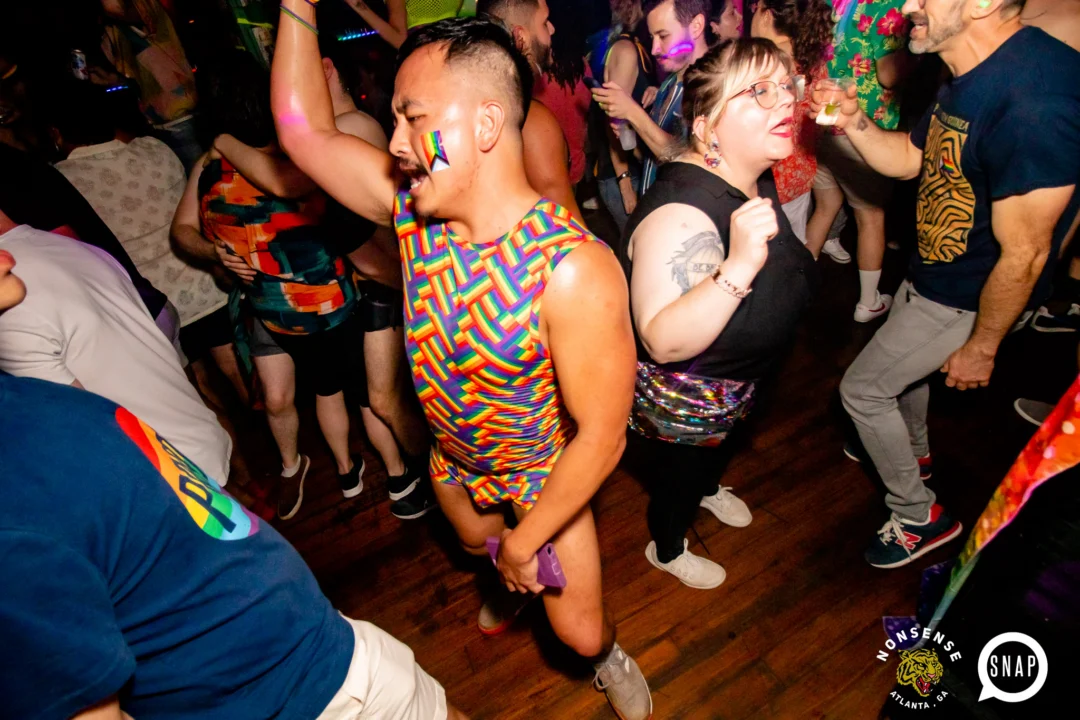Heyday 80s party - June 2023 Pride Edition - first Saturday of every month @ Basement EAV - Kimber is the DJ - Pic: Oh Snap Kid