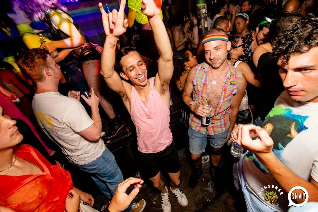 Heyday 80s party - June 2023 Pride Edition - first Saturday of every month @ Basement EAV - Kimber is the DJ - Pic: Oh Snap Kid