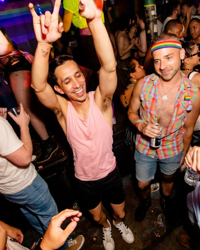 Heyday 80s party - June 2023 Pride Edition - first Saturday of every month @ Basement EAV - Kimber is the DJ - Pic: Oh Snap Kid