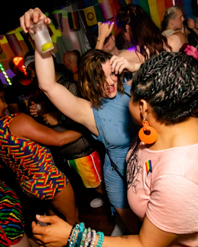Heyday 80s party - June 2023 Pride Edition - first Saturday of every month @ Basement EAV - Kimber is the DJ - Pic: Oh Snap Kid