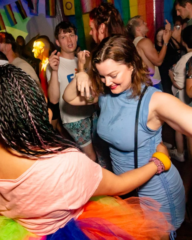 Heyday 80s party - June 2023 Pride Edition - first Saturday of every month @ Basement EAV - Kimber is the DJ - Pic: Oh Snap Kid