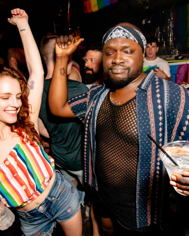Heyday 80s party - June 2023 Pride Edition - first Saturday of every month @ Basement EAV - Kimber is the DJ - Pic: Oh Snap Kid