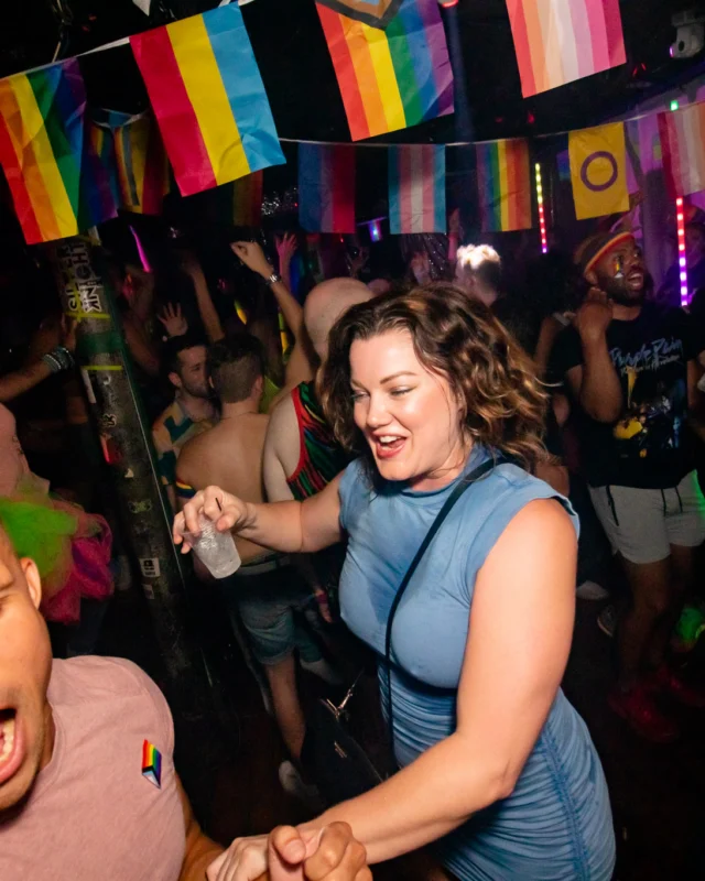 Heyday 80s party - June 2023 Pride Edition - first Saturday of every month @ Basement EAV - Kimber is the DJ - Pic: Oh Snap Kid