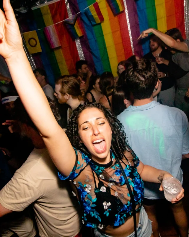Heyday 80s party - June 2023 Pride Edition - first Saturday of every month @ Basement EAV - Kimber is the DJ - Pic: Oh Snap Kid