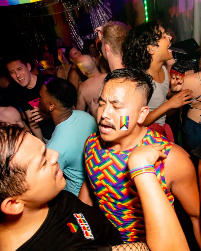 Heyday 80s party - June 2023 Pride Edition - first Saturday of every month @ Basement EAV - Kimber is the DJ - Pic: Oh Snap Kid