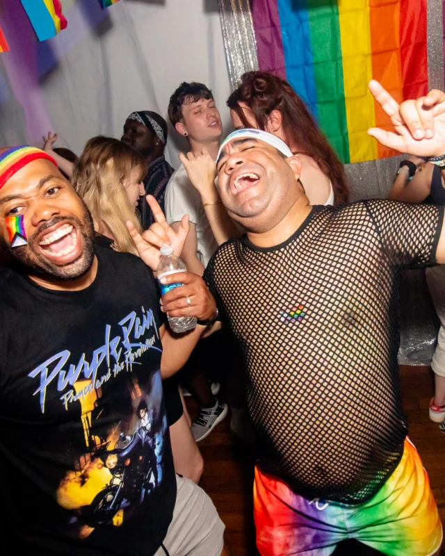 Heyday 80s party - June 2023 Pride Edition - first Saturday of every month @ Basement EAV - Kimber is the DJ - Pic: Oh Snap Kid