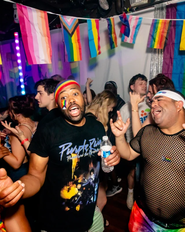 Heyday 80s party - June 2023 Pride Edition - first Saturday of every month @ Basement EAV - Kimber is the DJ - Pic: Oh Snap Kid