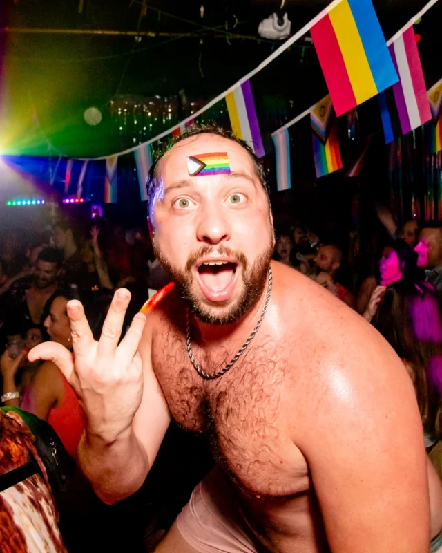 Heyday 80s party - June 2023 Pride Edition - first Saturday of every month @ Basement EAV - Kimber is the DJ - Pic: Oh Snap Kid