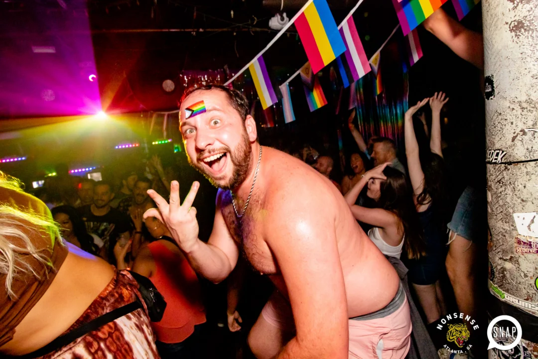 Heyday 80s party - June 2023 Pride Edition - first Saturday of every month @ Basement EAV - Kimber is the DJ - Pic: Oh Snap Kid
