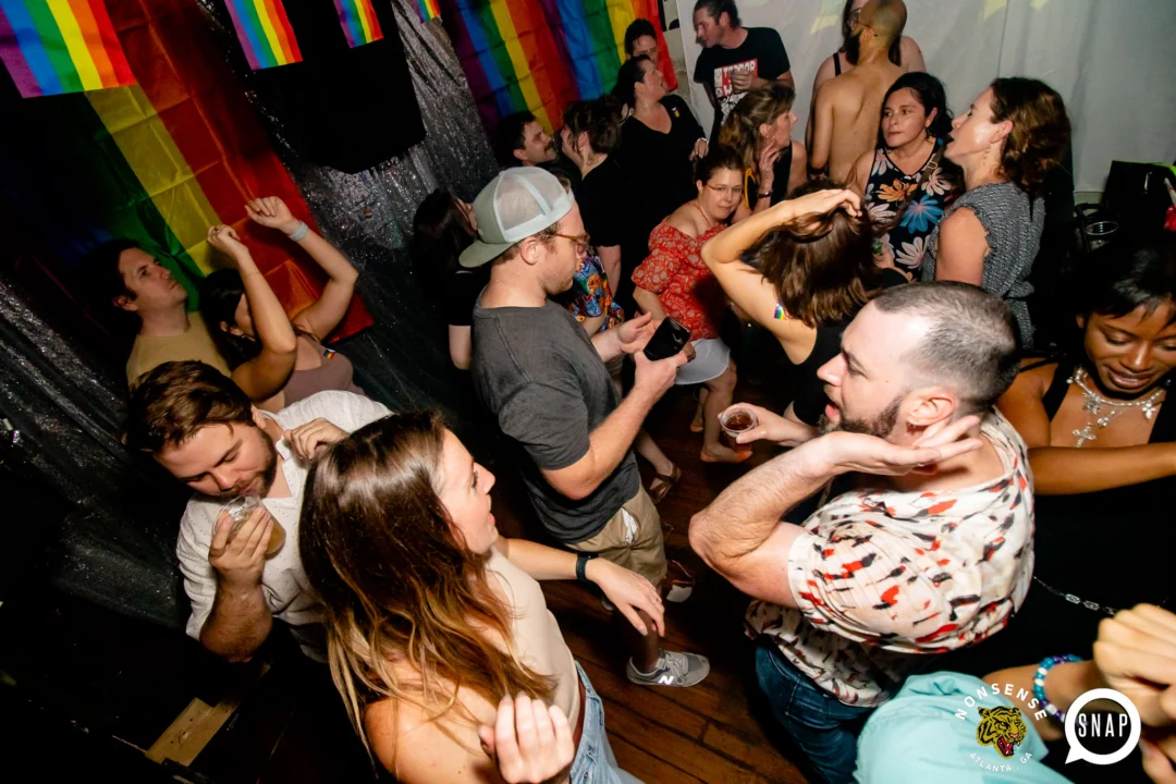 Heyday 80s party - June 2023 Pride Edition - first Saturday of every month @ Basement EAV - Kimber is the DJ - Pic: Oh Snap Kid