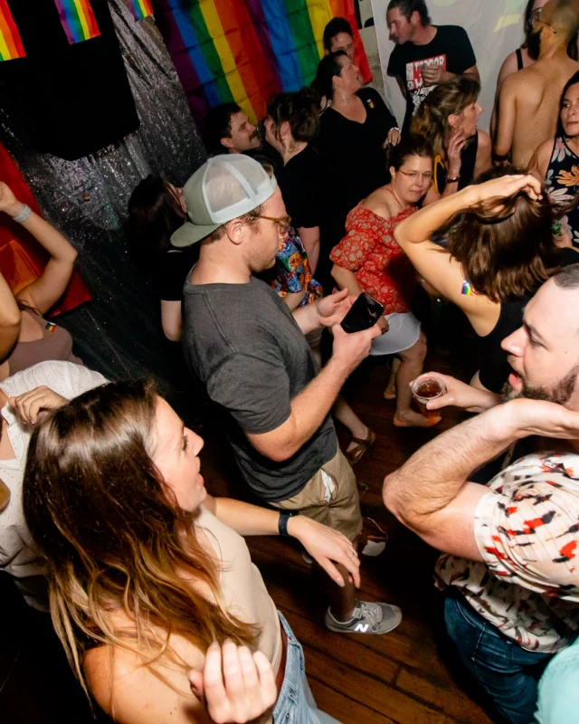 Heyday 80s party - June 2023 Pride Edition - first Saturday of every month @ Basement EAV - Kimber is the DJ - Pic: Oh Snap Kid