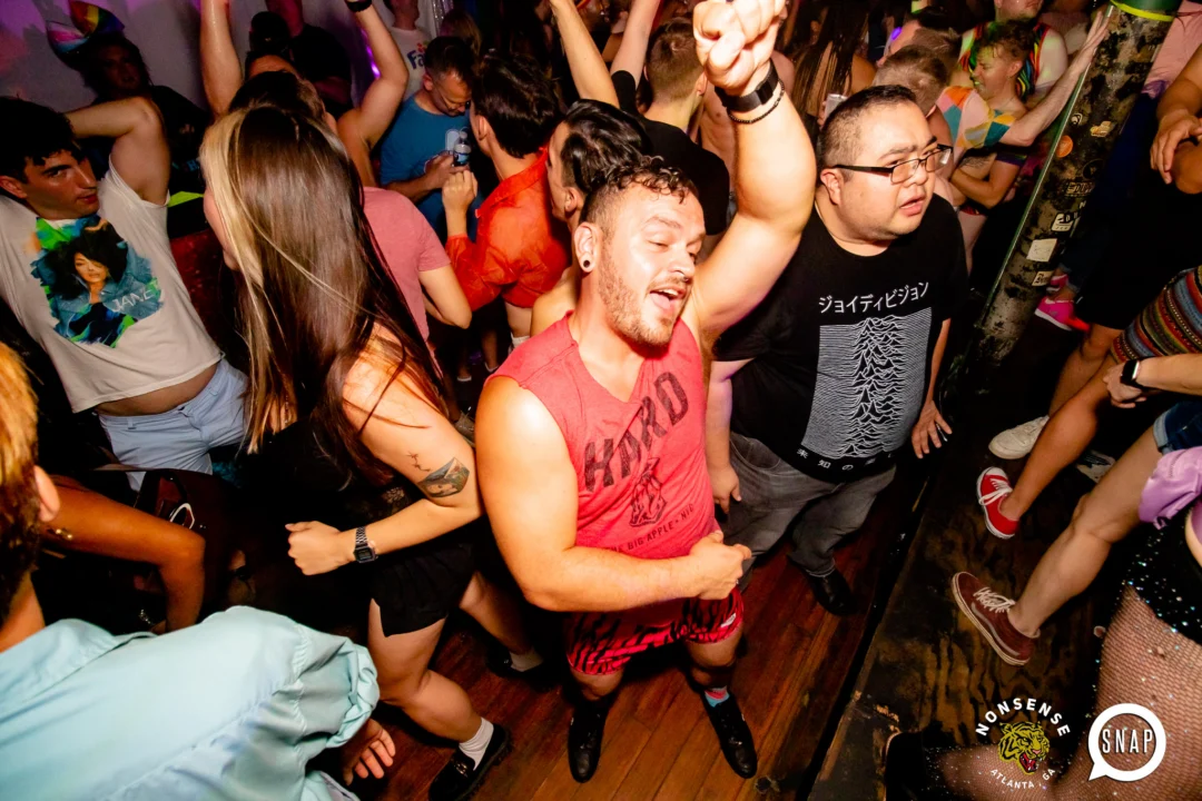 Heyday 80s party - June 2023 Pride Edition - first Saturday of every month @ Basement EAV - Kimber is the DJ - Pic: Oh Snap Kid