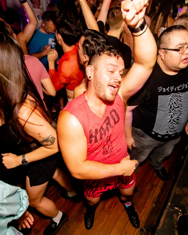 Heyday 80s party - June 2023 Pride Edition - first Saturday of every month @ Basement EAV - Kimber is the DJ - Pic: Oh Snap Kid
