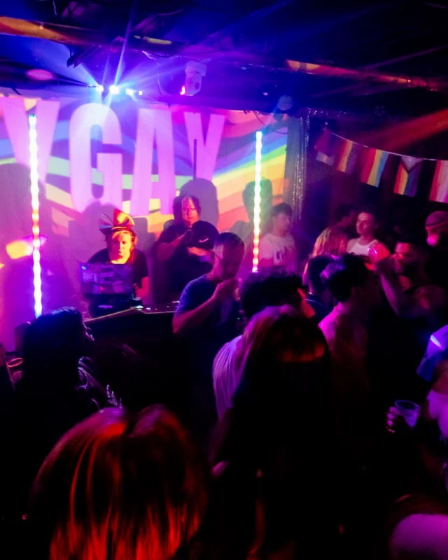 Heyday 80s party - June 2023 Pride Edition - first Saturday of every month @ Basement EAV - Kimber is the DJ - Pic: Oh Snap Kid