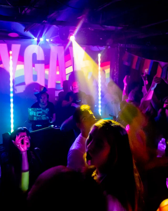 Heyday 80s party - June 2023 Pride Edition - first Saturday of every month @ Basement EAV - Kimber is the DJ - Pic: Oh Snap Kid