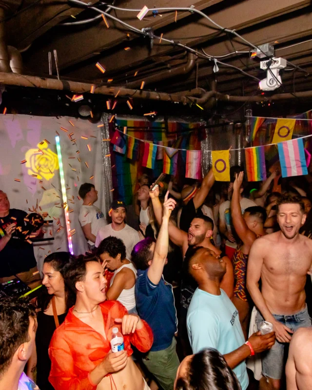 Heyday 80s party - June 2023 Pride Edition - first Saturday of every month @ Basement EAV - Kimber is the DJ - Pic: Oh Snap Kid