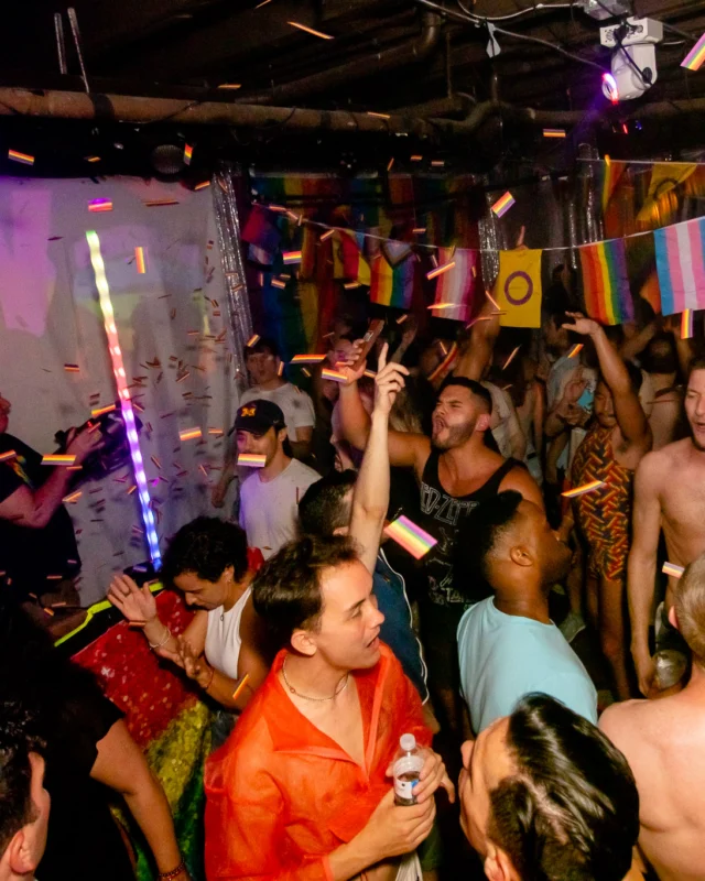 Heyday 80s party - June 2023 Pride Edition - first Saturday of every month @ Basement EAV - Kimber is the DJ - Pic: Oh Snap Kid