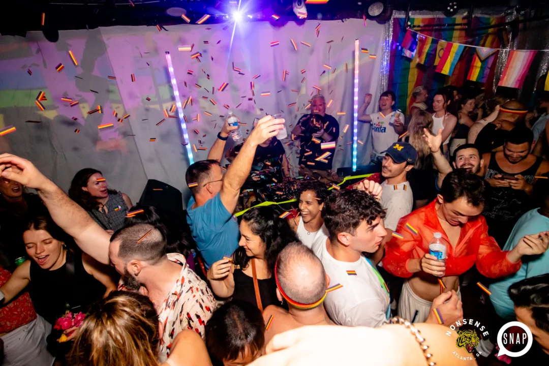 Heyday 80s party - June 2023 Pride Edition - first Saturday of every month @ Basement EAV - Kimber is the DJ - Pic: Oh Snap Kid