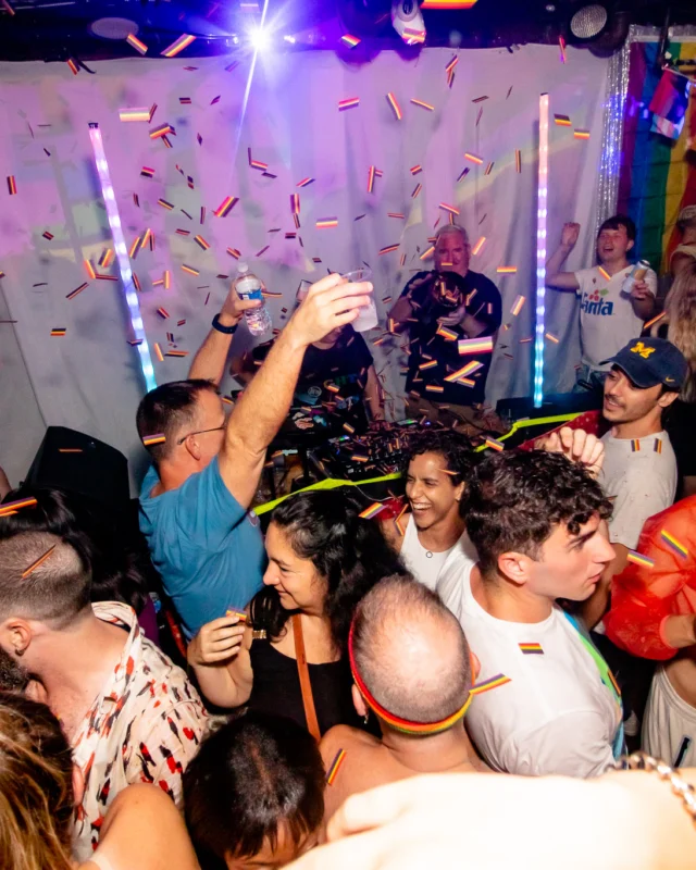 Heyday 80s party - June 2023 Pride Edition - first Saturday of every month @ Basement EAV - Kimber is the DJ - Pic: Oh Snap Kid