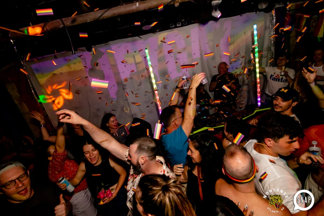 Heyday 80s party - June 2023 Pride Edition - first Saturday of every month @ Basement EAV - Kimber is the DJ - Pic: Oh Snap Kid