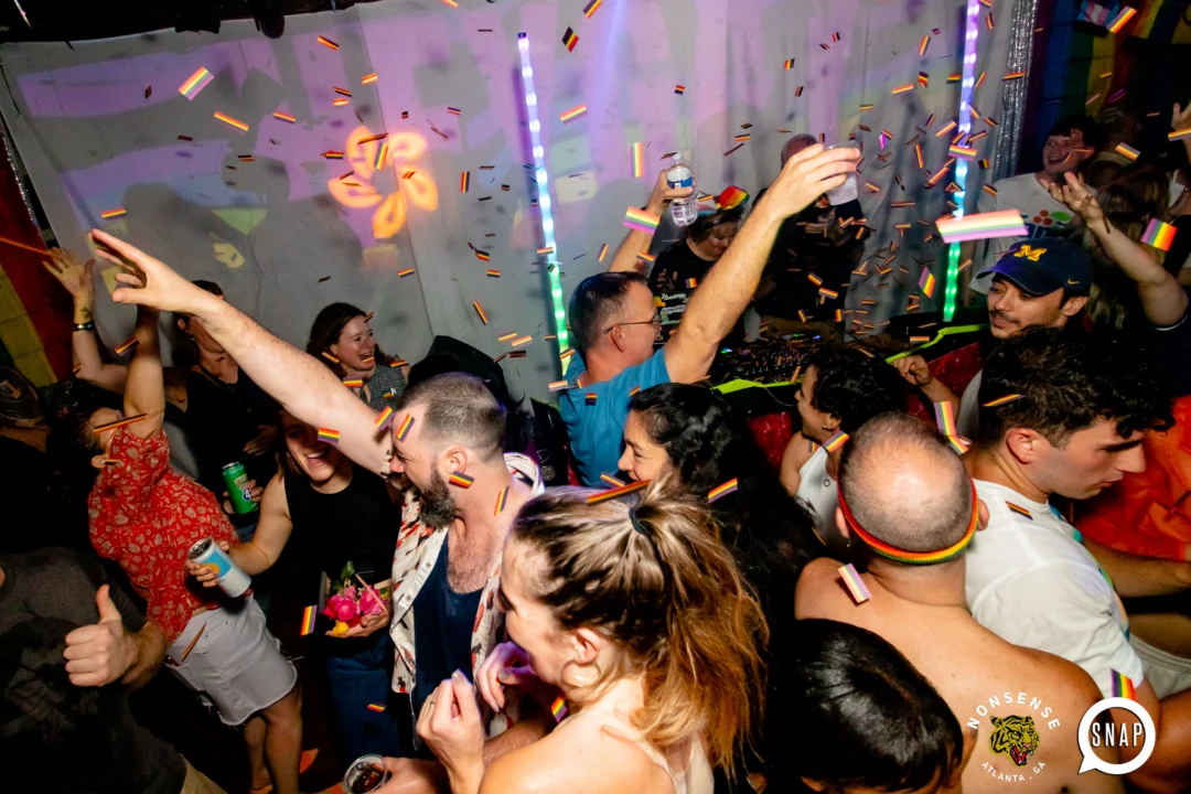 Heyday 80s party - June 2023 Pride Edition - first Saturday of every month @ Basement EAV - Kimber is the DJ - Pic: Oh Snap Kid