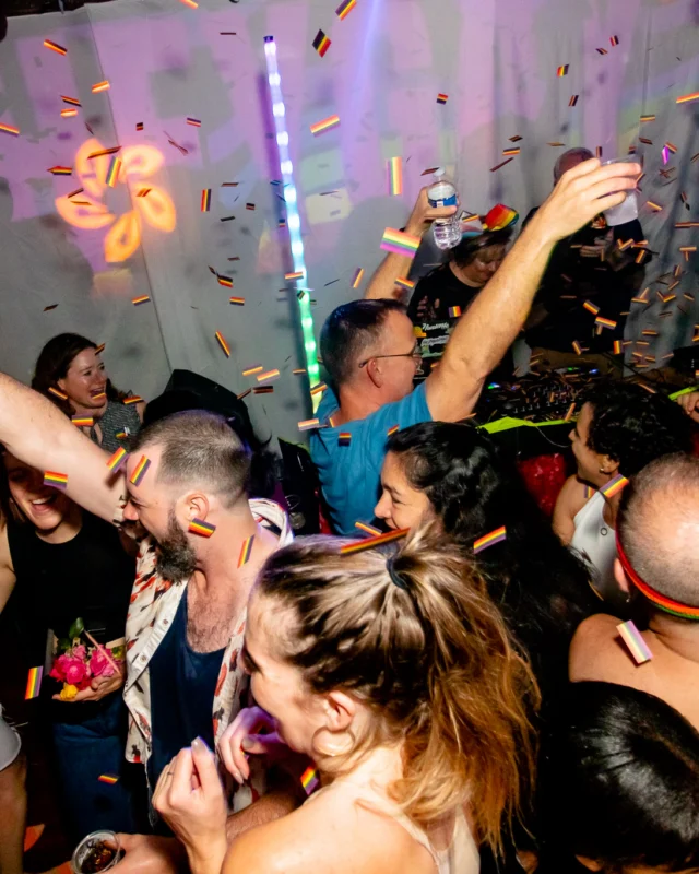 Heyday 80s party - June 2023 Pride Edition - first Saturday of every month @ Basement EAV - Kimber is the DJ - Pic: Oh Snap Kid
