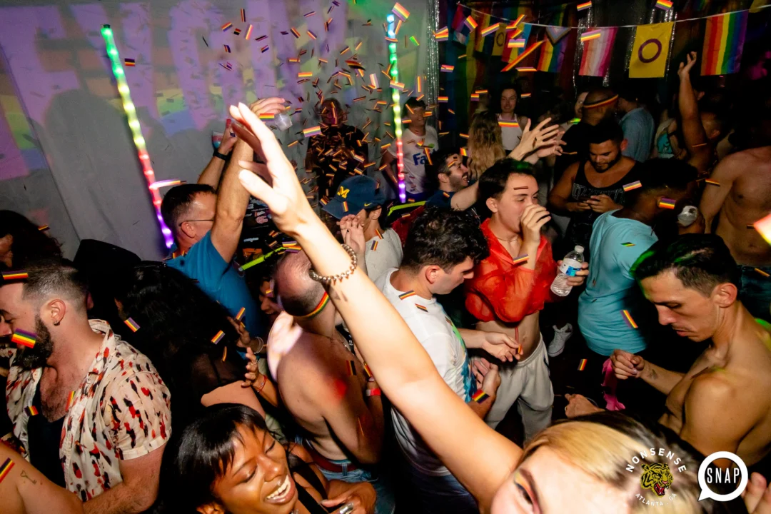 Heyday 80s party - June 2023 Pride Edition - first Saturday of every month @ Basement EAV - Kimber is the DJ - Pic: Oh Snap Kid