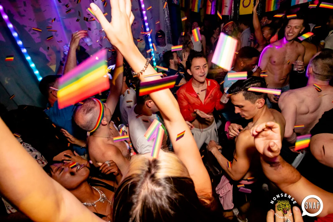 Heyday 80s party - June 2023 Pride Edition - first Saturday of every month @ Basement EAV - Kimber is the DJ - Pic: Oh Snap Kid