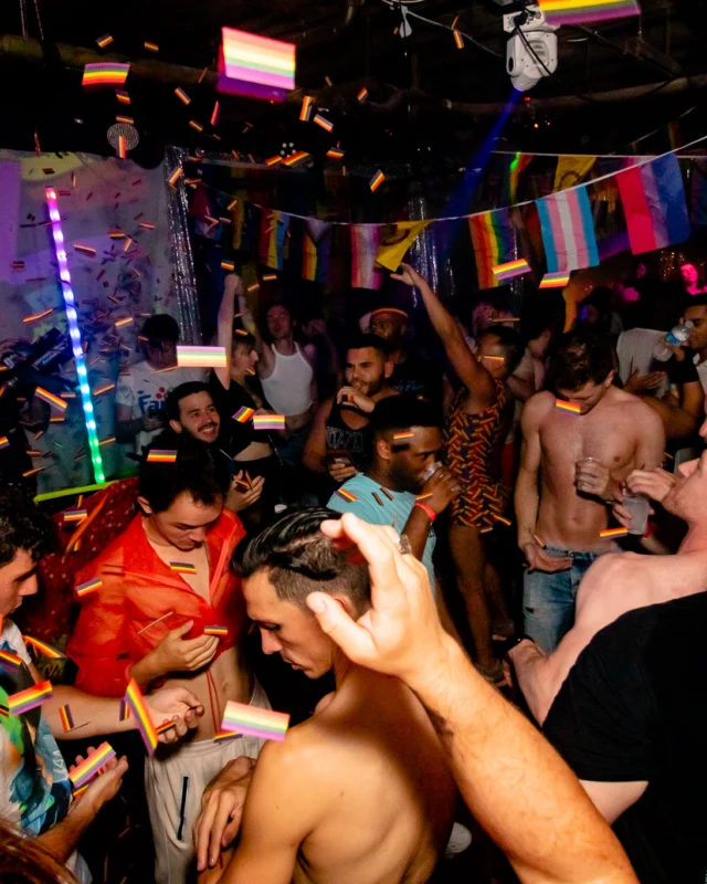 Heyday 80s party - June 2023 Pride Edition - first Saturday of every month @ Basement EAV - Kimber is the DJ - Pic: Oh Snap Kid