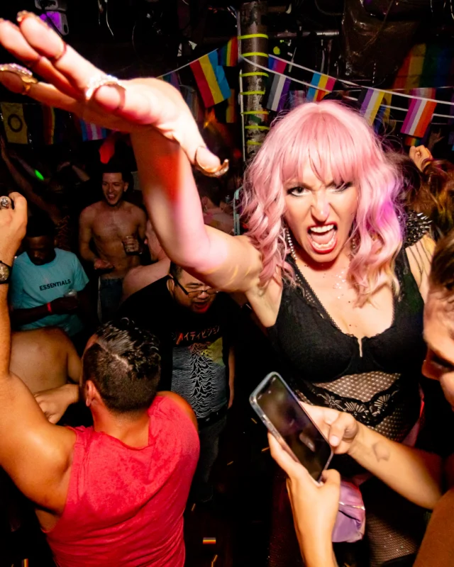 Heyday 80s party - June 2023 Pride Edition - first Saturday of every month @ Basement EAV - Kimber is the DJ - Pic: Oh Snap Kid