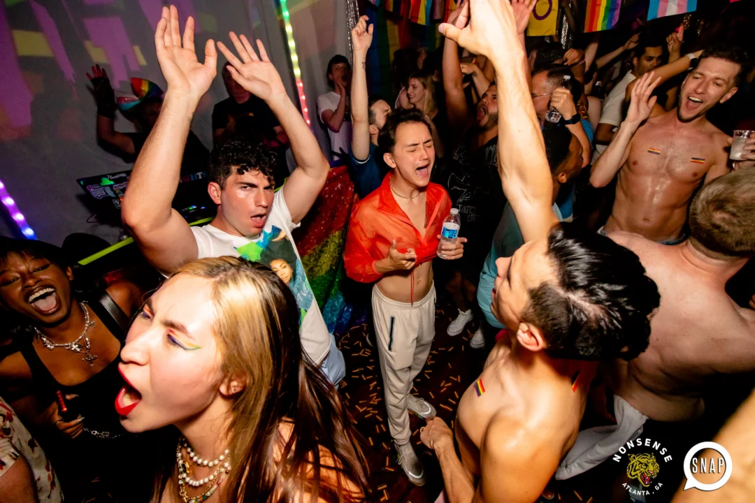 Heyday 80s party - June 2023 Pride Edition - first Saturday of every month @ Basement EAV - Kimber is the DJ - Pic: Oh Snap Kid