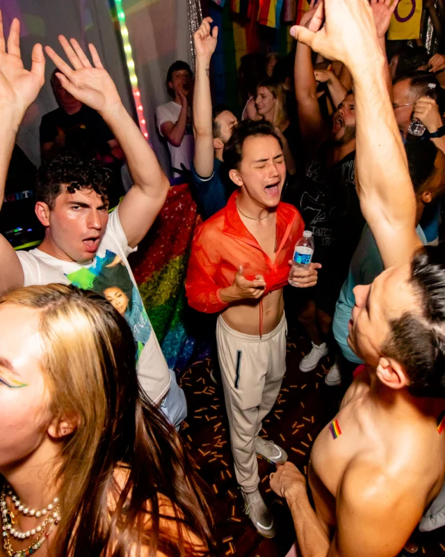 Heyday 80s party - June 2023 Pride Edition - first Saturday of every month @ Basement EAV - Kimber is the DJ - Pic: Oh Snap Kid