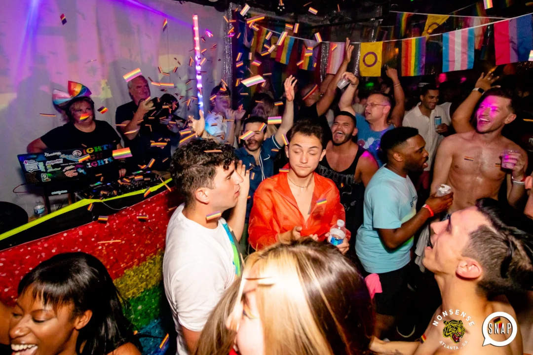 Heyday 80s party - June 2023 Pride Edition - first Saturday of every month @ Basement EAV - Kimber is the DJ - Pic: Oh Snap Kid