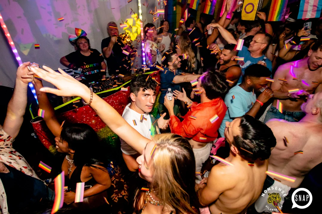 Heyday 80s party - June 2023 Pride Edition - first Saturday of every month @ Basement EAV - Kimber is the DJ - Pic: Oh Snap Kid