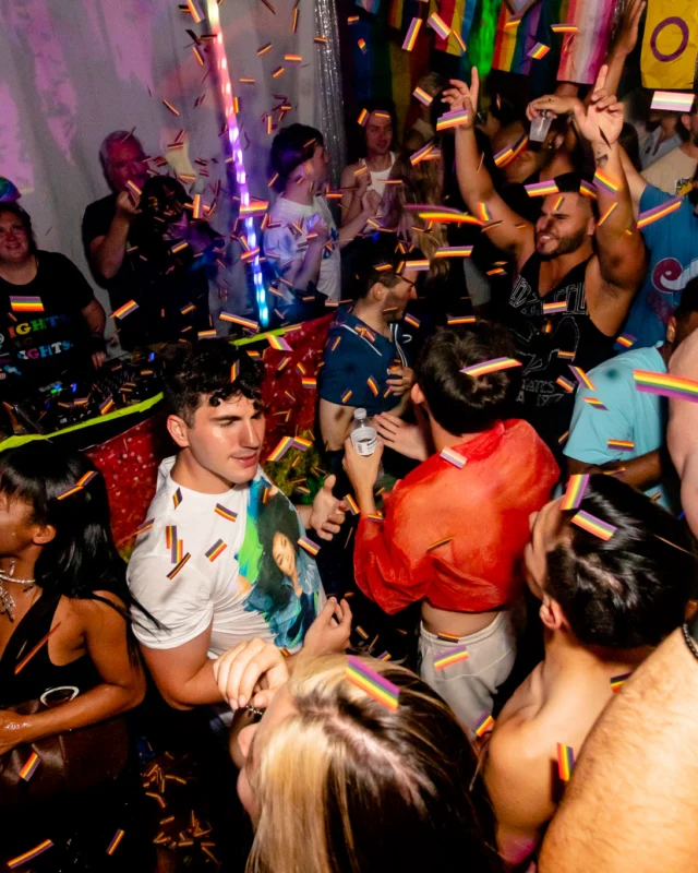 Heyday 80s party - June 2023 Pride Edition - first Saturday of every month @ Basement EAV - Kimber is the DJ - Pic: Oh Snap Kid