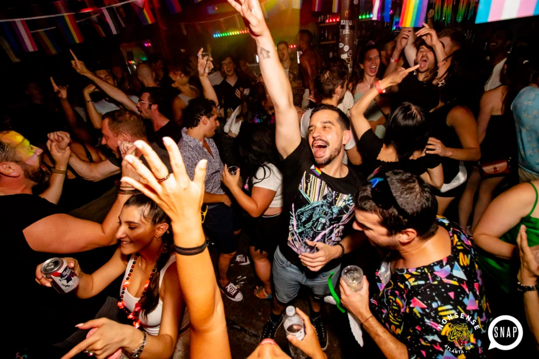 Heyday 80s party - June 2023 Pride Edition - first Saturday of every month @ Basement EAV - Kimber is the DJ - Pic: Oh Snap Kid