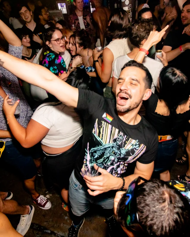 Heyday 80s party - June 2023 Pride Edition - first Saturday of every month @ Basement EAV - Kimber is the DJ - Pic: Oh Snap Kid