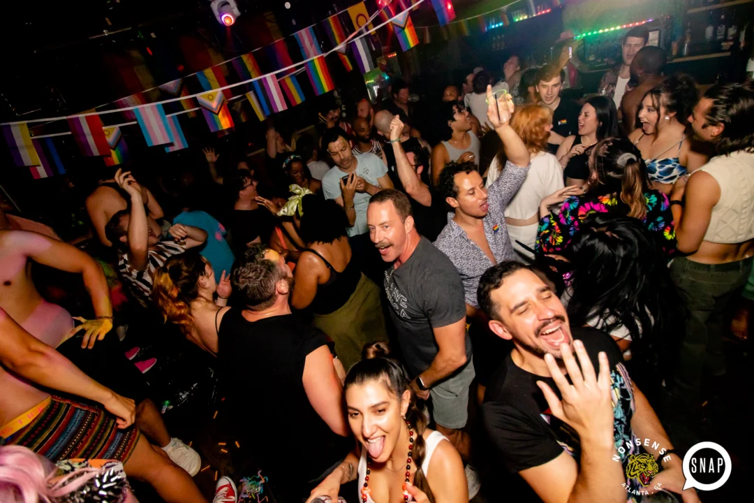Heyday 80s party - June 2023 Pride Edition - first Saturday of every month @ Basement EAV - Kimber is the DJ - Pic: Oh Snap Kid