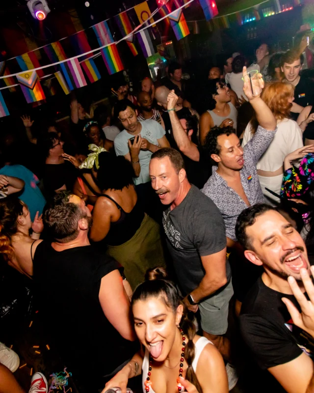 Heyday 80s party - June 2023 Pride Edition - first Saturday of every month @ Basement EAV - Kimber is the DJ - Pic: Oh Snap Kid