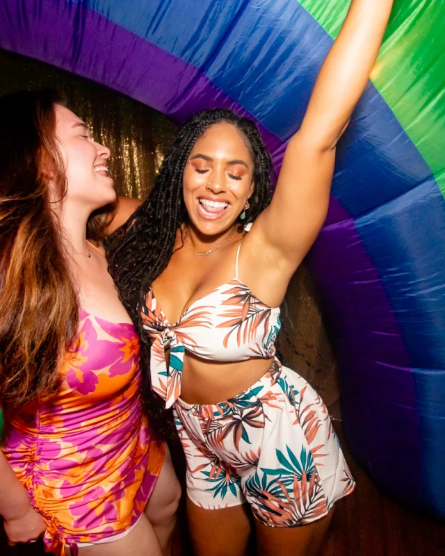 Heyday 80s party - June 2023 Pride Edition - first Saturday of every month @ Basement EAV - Kimber is the DJ - Pic: Oh Snap Kid