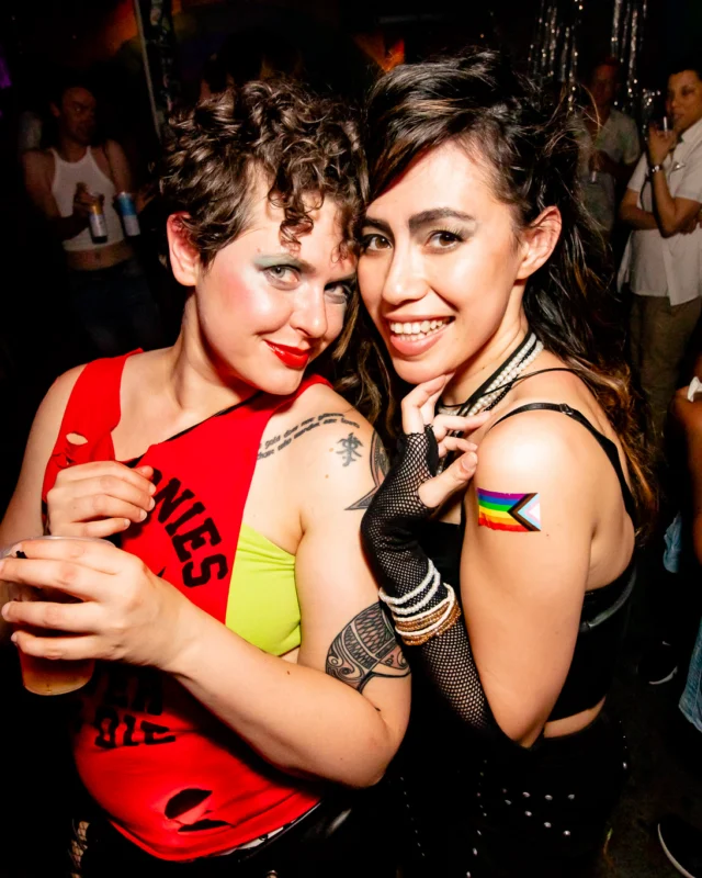 Heyday 80s party - June 2023 Pride Edition - first Saturday of every month @ Basement EAV - Kimber is the DJ - Pic: Oh Snap Kid