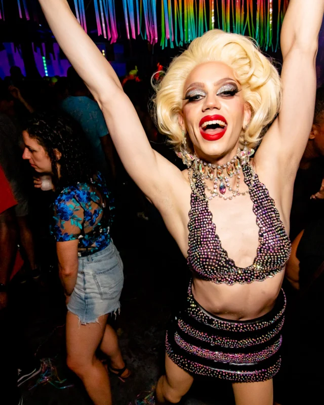 Heyday 80s party - June 2023 Pride Edition - first Saturday of every month @ Basement EAV - Kimber is the DJ - Pic: Oh Snap Kid