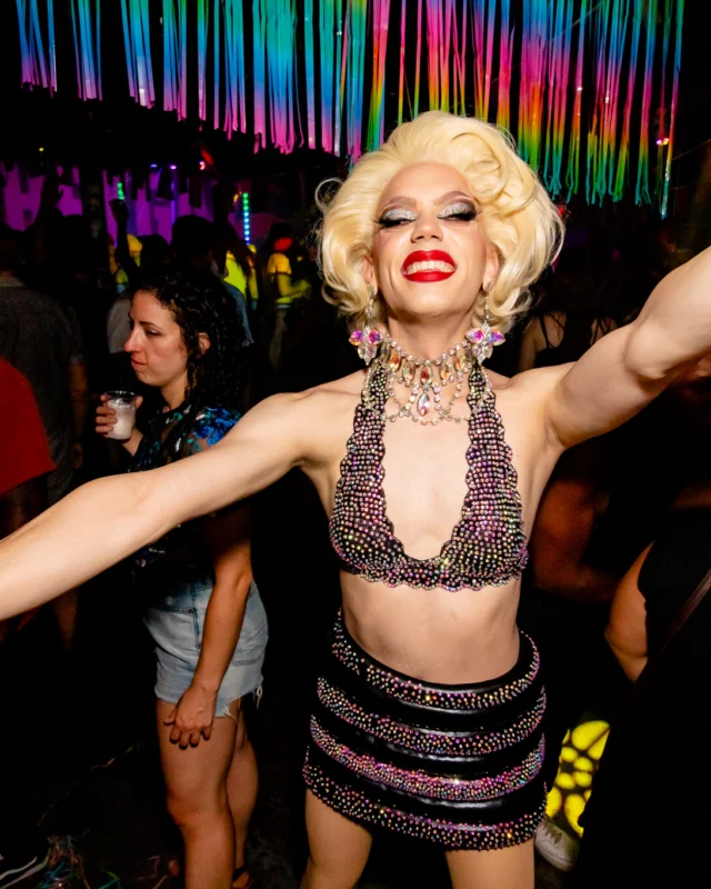 Heyday 80s party - June 2023 Pride Edition - first Saturday of every month @ Basement EAV - Kimber is the DJ - Pic: Oh Snap Kid