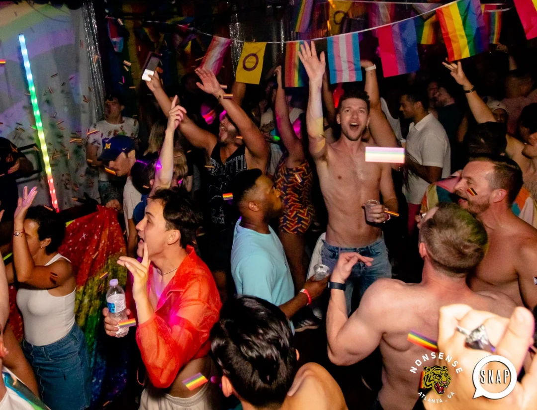 Heyday 80s party - June 2023 Pride Edition - first Saturday of every month @ Basement EAV - Kimber is the DJ - Pic: Oh Snap Kid