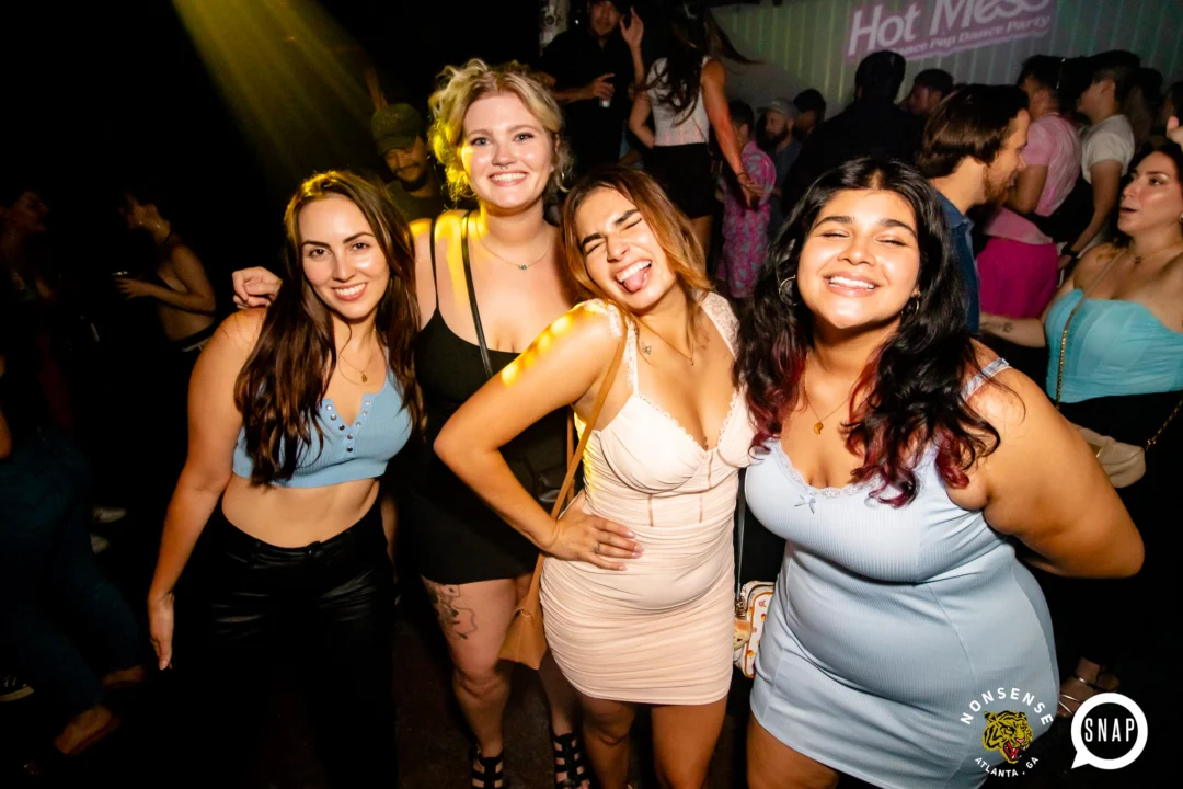 Hot Mess dance pop party - Third Friday of every month at The Basement - Kimber is the DJ - Pics: Darcy for Oh Snap Kid